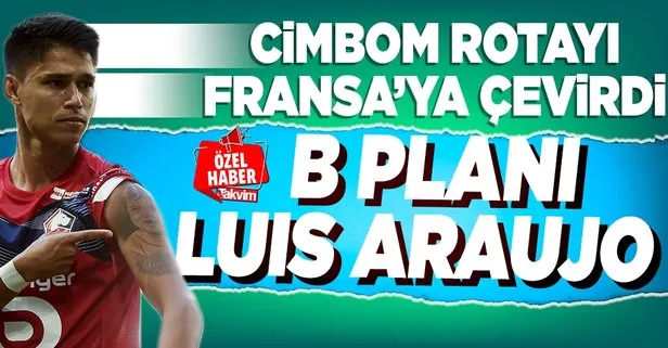 Galatasaray rotayı Fransa’ya çevirdi! Cimbom’un B planı Luiz Araujo