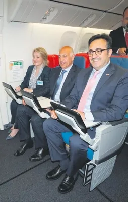 Koltuğu Türk malı ilk Boeing 777
