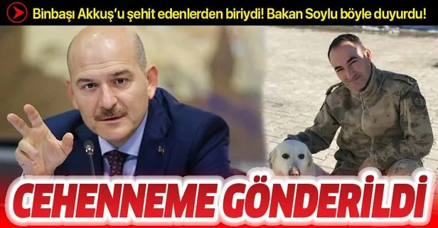 Soylu böyle duyurdu: Cehenneme gönderildi!