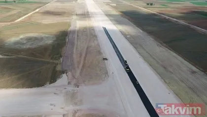 Tam 200 futbol sahası büyüklüğünde! Gümüşhane Bayburt Havalimanı inşaatı son gaz devam ediyor
