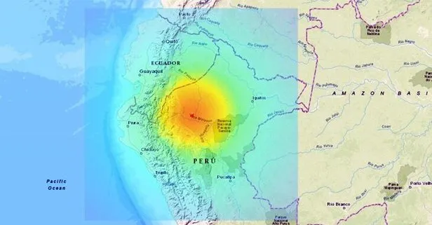 Güney Amerika ülkesinde 7,3 büyüklüğünde deprem
