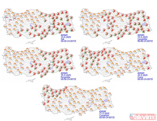 Parçalı Ve Çok Bulutlu Hava Türkiye'nin Büyük Bir Kısmı, Parçalı Ve Çok Bulutlu Bir Hava İle Karşı Karşıya Kalacak. Akdeniz, İç Anadolu'nun Güney Ve Doğusu,...