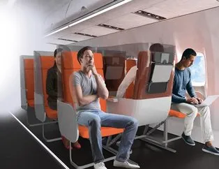 Uçak yolculukları için yeni tasarım!