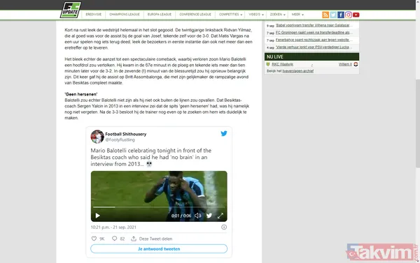 Beşiktaş-Adana Demirspor maçındaki bomba hareket dış basında: Balotelli'den 8 yıl sonra intikam! - 7