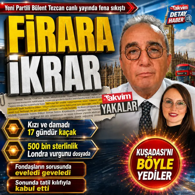 Bülent Tezcan firari kızını ve damadını savunamadı... Yurt dışı ikrarı! Ezgi ile Umutun 500 bin sterlinlik Londra vurgunu