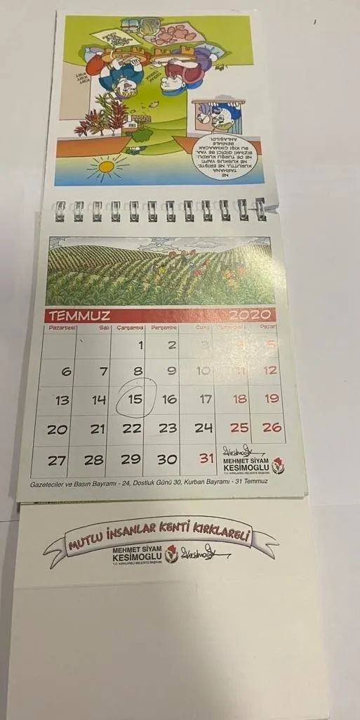 CHP’li Kırklareli Belediyesi'nden takvim skandalı! Gezi olayları unutulmadı 15 Temmuz unutuldu-4