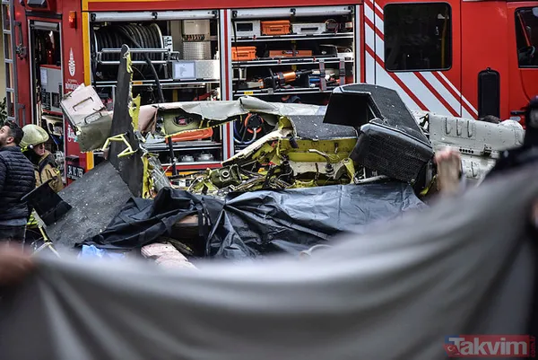 İstanbul Sancaktepe'de düşen askeri helikopterden ilk görüntüler - 42