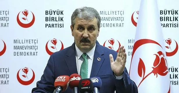 BBP Genel Başkanı Mustafa Destici: İdam cezası için yasa teklifi vereceğiz