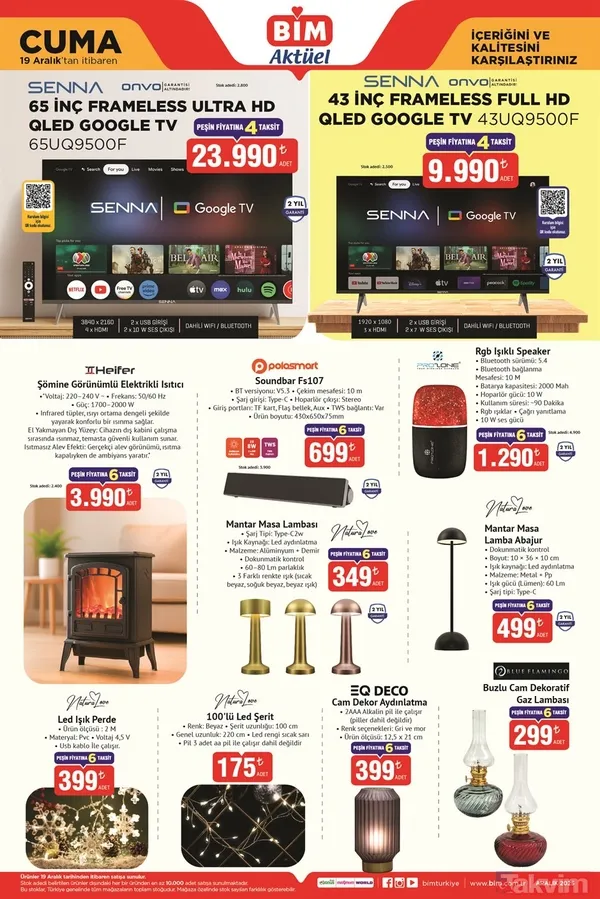 BİM 16-19 Aralık aktüel kataloğu! Yılbaşı afişi geldi - 11