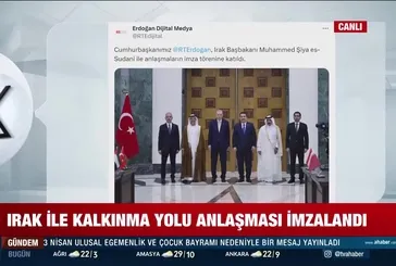 Irak ile Kalkınma Yolu Anlaşması imzalandı