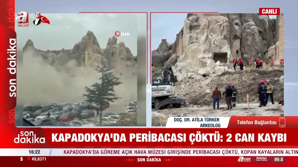 Kapadokya'da peribacası çöktü: 2 ölü, 5 yaralı! Soruşturma başlatıldı-5