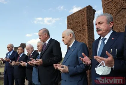Başkan Erdoğan, Malazgirt Zaferi’nin 950’nci yılında Ahlat’ta! Tarihi kareler
