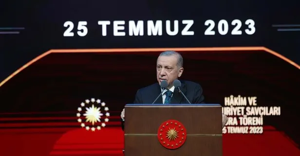 Son dakika: Hakim ve Savcılar kura töreni! Başkan Recep Tayyip Erdoğan’dan hukukçulara uyarı: Su uyur FETÖ uyumaz