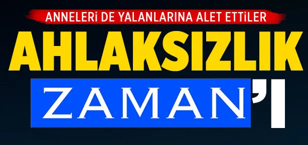 Zaman yalana doymuyor