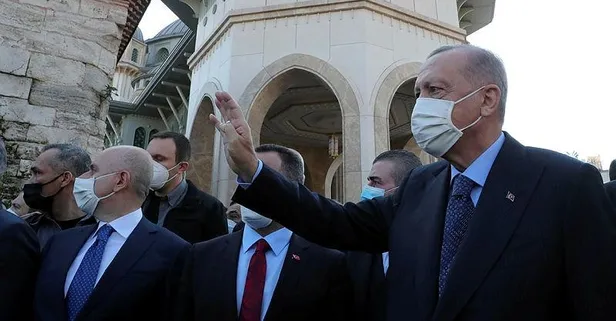 Başkan Erdoğan, cuma namazını Taksim Camisi'nde kıldı