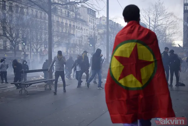 Terör örgütü PKK yanlıları Paris'i savaş alanına çevirdi! Türkiye'deki siyasi ayak HDP iftiraya başladı - 16