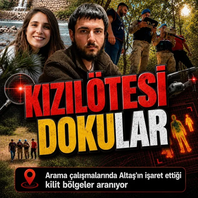 Gülistan Doku dosyasında yeni aşama: Umut Altaşın işaret ettiği bölgelerde kapsamlı arama yürütülüyor
