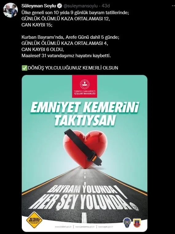 Tatil yolunda acı bilanço! Kurban Bayramı'ndaki trafik kazalarında 31 kişi hayatını kaybetti-1