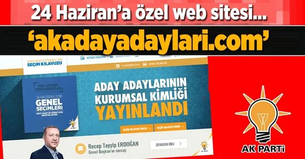 AK Parti’den 24 Haziran’a özel web sitesi