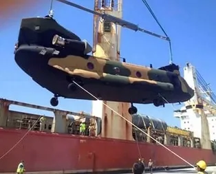 İlk Chinook helikopteri TSK’ya teslim edildi