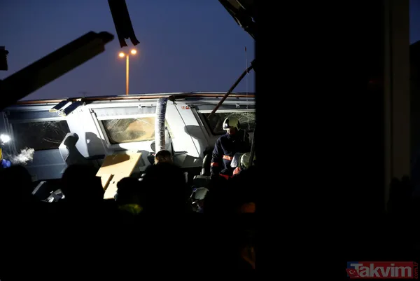 Son dakika: Ankara'da tren kazası! Yüksek Hızlı Tren ile banliyö treni çarpıştı - 33