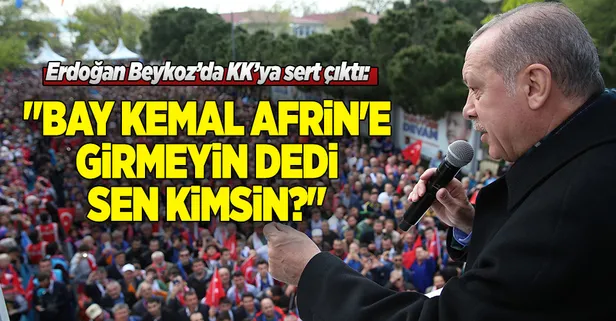 Cumhurbaşkanı Erdoğan Beykoz'da konuştu