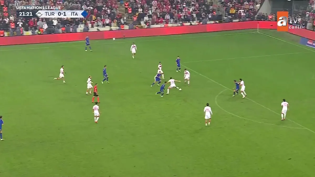 Türkiye 0-2 İtalya | GOL: Davide Frattesi