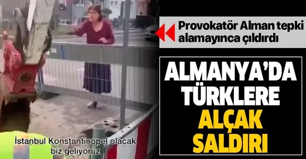 SON DAKİKA: Alman kadından Türklere alçakça sözlü saldırı: Sizi ait olduğunuz yere Asya’ya göndereceğiz