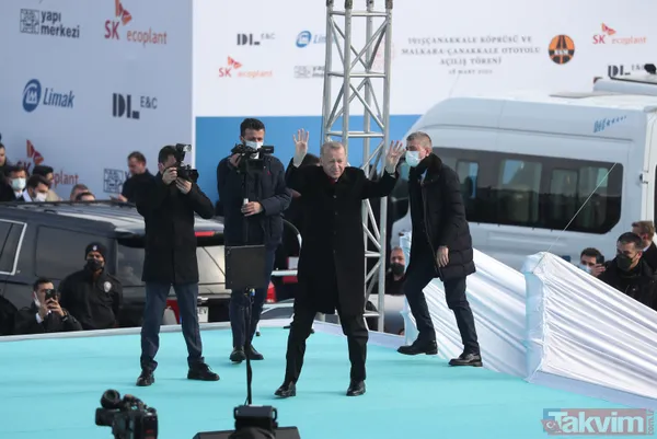 Zaferin nişanesi, Türkiye'nin tarihe damgası olan 1915 Çanakkale Köprüsü dualarla hizmete açıldı - 29