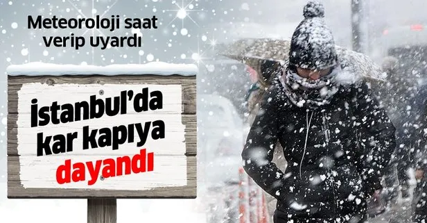 İstanbul hava durumu: Meteoroloji kar yağışı için saat verdi! 6 Şubat İstanbul’a kar saat kaçta yağacak?