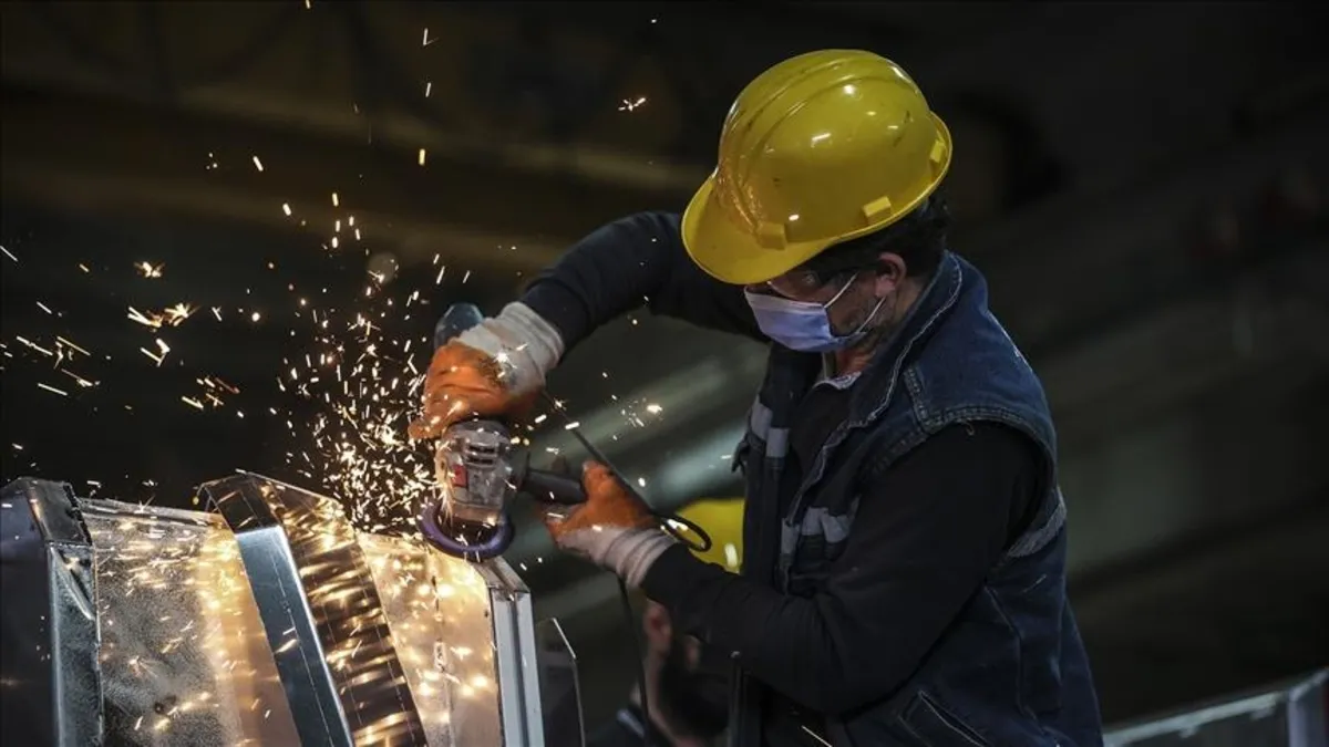 TÜİK açıkladı: Sanayi üretim endeksi martta aylık yüzde 3,4 yıllık yüzde 2,5 arttı