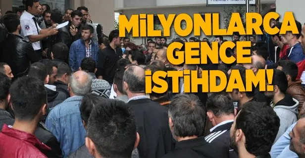 3.2 milyon gence iş