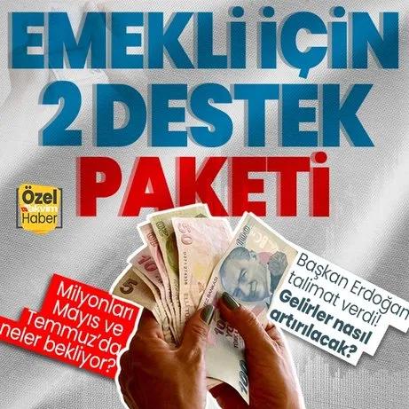 Emekliye yeni destek paketi! Başkan Erdoğan talimatını verdi! Emekli kart, kira yardımı, tatil desteği, indirimli seyahat...