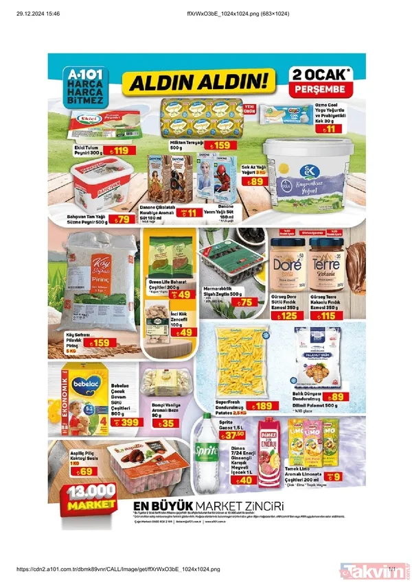 A101 28 Aralık-3 Ocak İNDİRİMİ! Bu hafta A101'de hangi ürünler var? - 3