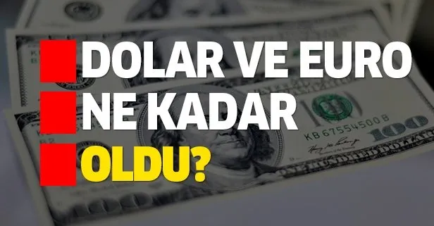 Dolar ve euro bugün ne kadar oldu? 25 Temmuz dolar ve euro alış satış fiyatları kaç TL?
