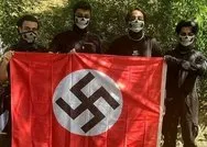 Maçka Parkında Nazi bayrağı açıp sosyal medyada paylaştılar: Tepki gelince sildiler!
