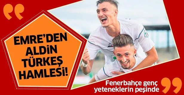 Fenerbahçe genç yeteneklerin peşinde! Emre Belözoğlu’ndan Aldin Türkeş hamlesi
