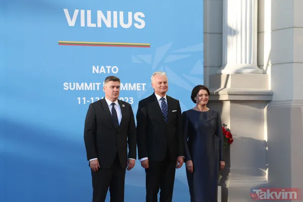 Başkan Erdoğan ve eşi Emine Erdoğan NATO Zirvesi kapsamında düzenlenen resmi akşam yemeğine katıldı - 49