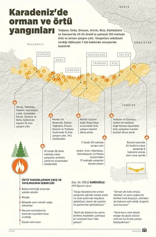 Son dakika: Bakan Pakdemirli'den Karadeniz'deki orman yangınları ile ilgili açıklama-3