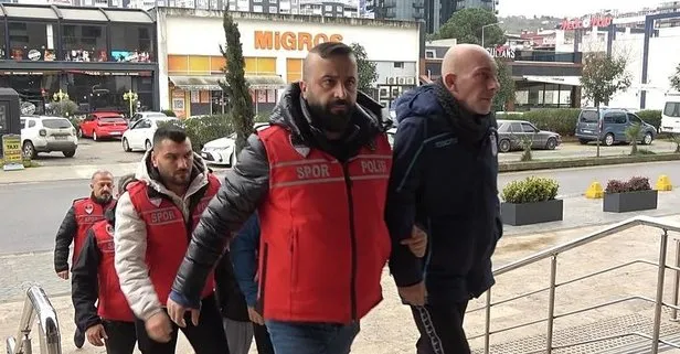 Trabzonspor-Fenerbahçe maçına ilişkin 7 kişi adliyeye getirildi