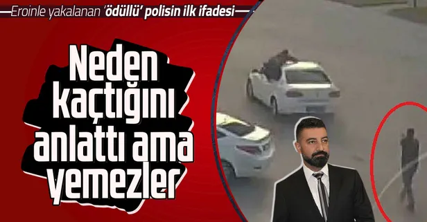 Eroinle yakalanan "ödüllü" polis memuru Cumhur Acarca'nın emniyetteki ifadesi ortaya çıktı