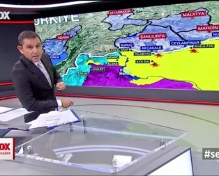 FOX TVde tarihi hata! Harekat alanını göstereyim derken...