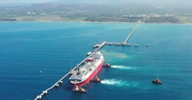 Bakan duyurdu: İlk LNG depolama ve gazlaştırma gemimiz Ertuğrul Gazi Türkiye’ye geldi