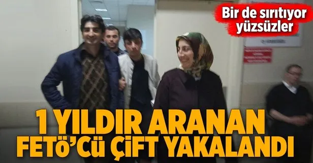 FETÖden aranan karı koca yakalandı