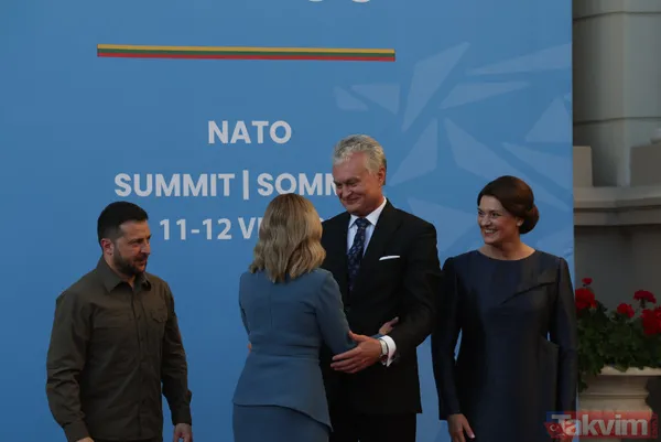 Başkan Erdoğan ve eşi Emine Erdoğan NATO Zirvesi kapsamında düzenlenen resmi akşam yemeğine katıldı - 45