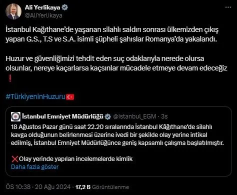 Kağıthane saldırısında yeni detaylar! İfadesi ortaya çıktı! Filistinli iş insanı neden öldürüldü? | 3 şüpheli Romanya'da yakalandı-8