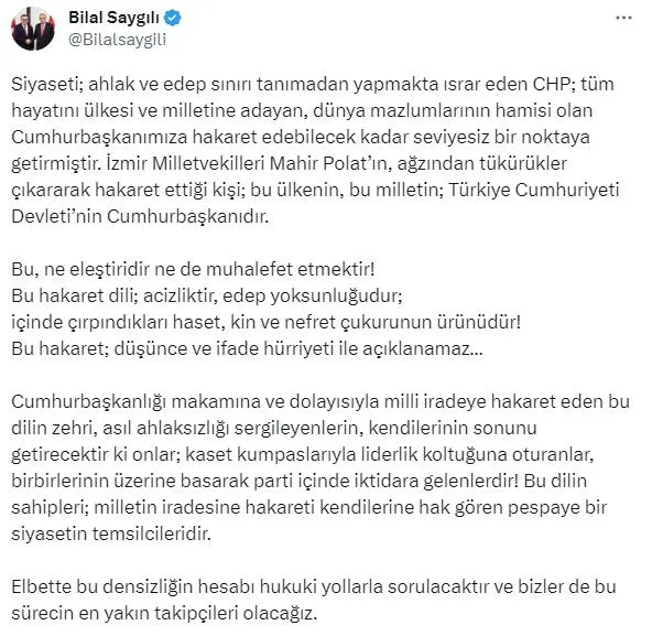 baskan-erdogani-kustah-sozlerle-hedef-alan-chp-izmir-milletvekili-mahir-polata-ak-partiden-yaylim-atesi-haddin-1693062573111.jpeg Başkan Erdoğan'ı küstah sözlerle hedef alan CHP İzmir Milletvekili Mahir Polat'a AK Parti'den yaylım ateşi: Haddini yerini bil-5