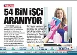 İŞKUR'da 54 bin işçi aranıyor