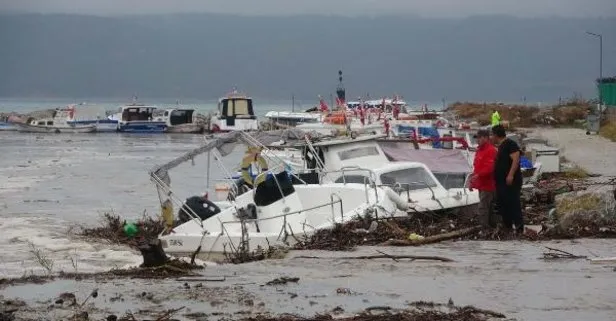 Çanakkale, Muğla İzmir ve Tekirdağ’da sağanak sonrası sel! Kepez Deresi taştı