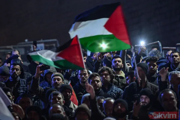 ABD'nin Orta Doğu'da kaos planı protesto edildi! İstanbul, Gazze, Ürdün, Batı Şeria... - 32